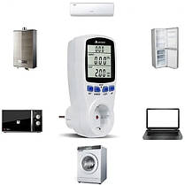 Ватраметр лічильник енергоспоживання з дисплеєм Izoxis 23576, фото 4