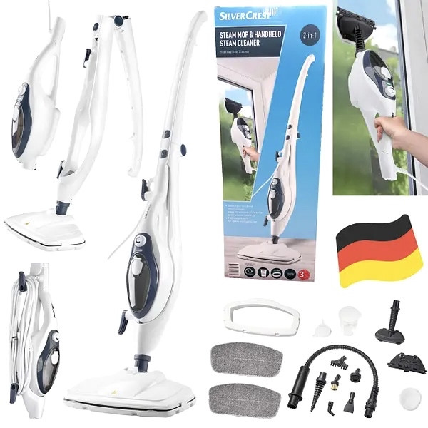 Пароочисник, парова швабра SilverCrest SDM 1500 D4 2в1