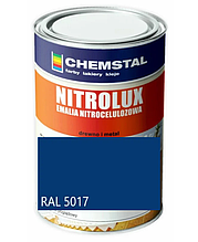 Фарба (нітрофарба) для дерева, ДСП, шпону, фанери матова НЦ Nitroluх, Chemstal, тонується за RAL, RAL 5017