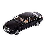 Модель Мерседес Mercedes Benz S-Class MB 221, машина металева 1/32 Мерседес-Бенц, чорна. Світло, звук, від, фото 5
