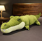 М'яка інтерьерна іграшка подушка "Крокодил 100см" в асортименті, фото 2