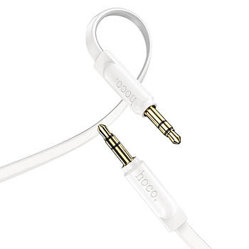 Кабель Aux Hoco UPA16 audio cable 1m Білий