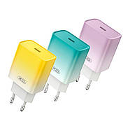 Мережевий зарядний пристрій XO CE18 1Type-C PD/QC 30W Блакитний, фото 2
