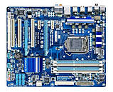 НАДІЙНА ПЛАТА LGA 1156 GIGABYTE GA-P55-USB3 SLI на DDR3 з ГАРАНТІЄЮ s1156, фото 3