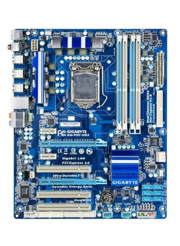 НАДІЙНА ПЛАТА LGA 1156 GIGABYTE GA-P55-USB3 SLI на DDR3 з ГАРАНТІЄЮ s1156