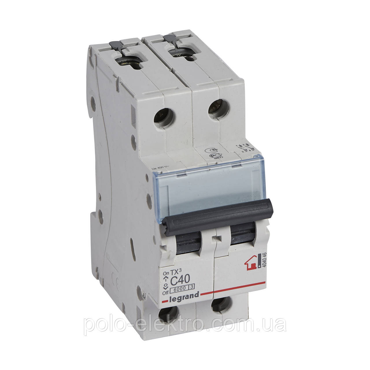 Автоматичний вимикач TX3 2п 40A С 6kA Legrand