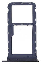 Тримач Sim-карти та карти пам'яті Motorola XT2133-2 Moto G60s синій Ink Blue на дві Sim-карти