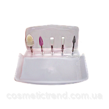 Набір для догляду за нігтями манікюр/педикюр Avon Nail Polisher Set PSC33071 5 насадок обпилювання/полірування, фото 4