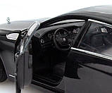 Модель авто 1/24 автомобіль Mercedes Benz S-Class, чорний. Металеві, гумові колеса, фото 4