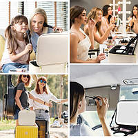 Органайзер-косметичка для командировок, Дорожная косметичка с зеркалом, Органайзеры для косметики XR-50