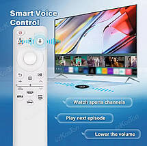 Пульт для SAMSUNG BN59-01432A White із сонячною панеллю / мікрофон / Bluetooth /, фото 6
