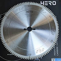 Пила дискова по алюмінію HERO ALU 350x3.5x3.0x30 108z (-6 град.) для торцювання та різу під кутом