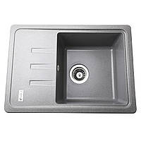 Гранітна мийка Mira MONTI сірий колір 620 х 435 мм