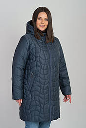 Стильна стьобана демісезонна куртка