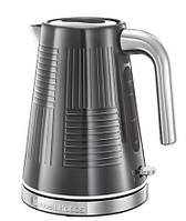 Електрочайник Russell Hobbs Geo Steel, 1.7л, метал, чорний Baumar - Порадуй Себе