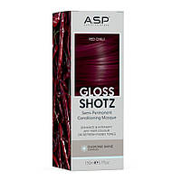 Напівстійка кондиціонуюча маска для волосся Gloss Shotz Red Chilli, 150 мл