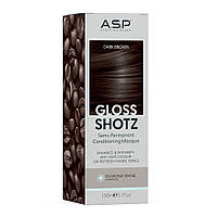 Напівстійка кондиціонуюча маска для волосся Gloss Shotz Dark Brown, 150 мл