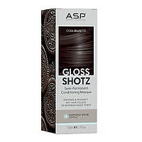 Напівстійка кондиціонуюча маска для волосся Gloss Shotz Cool Brunette, 150 мл