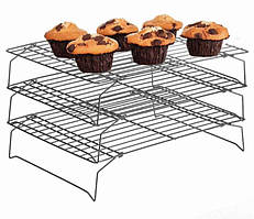 Сітка для стікання глазурі Empire 3 ярусна 40х25 см метал (7819 EM)