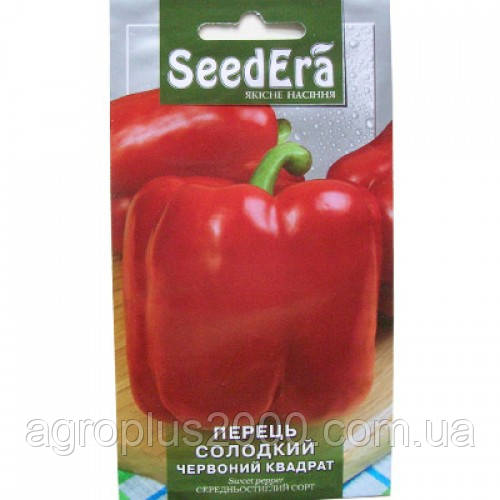Насіння Перець солодкий Червоний квадрат 0,2 грама SeedEra