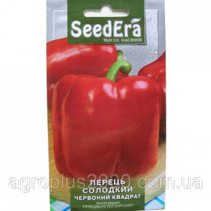 Насіння Перець солодкий Червоний квадрат 0,2 грама SeedEra, фото 1
