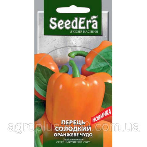 Насіння Перець солодке Жовтогаряче диво 0,2 грама SeedEra