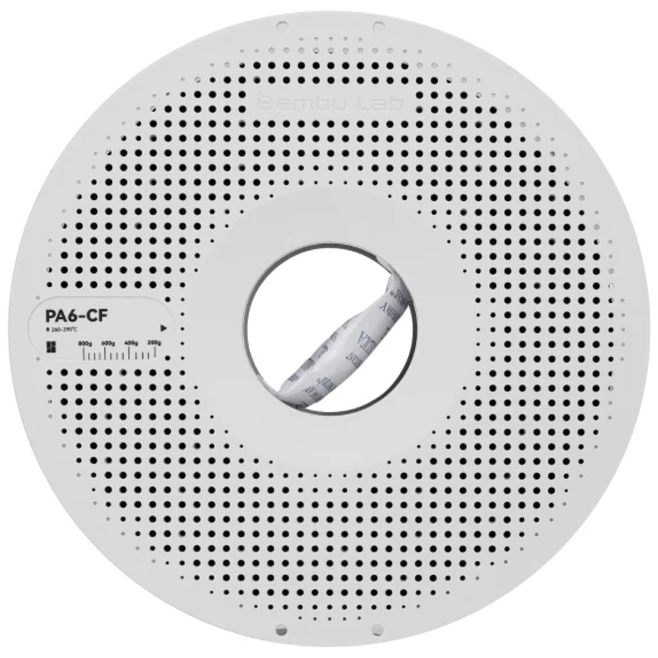 Bambu Lab PA6-CF  Black Filament 1kg Reusable Spool
