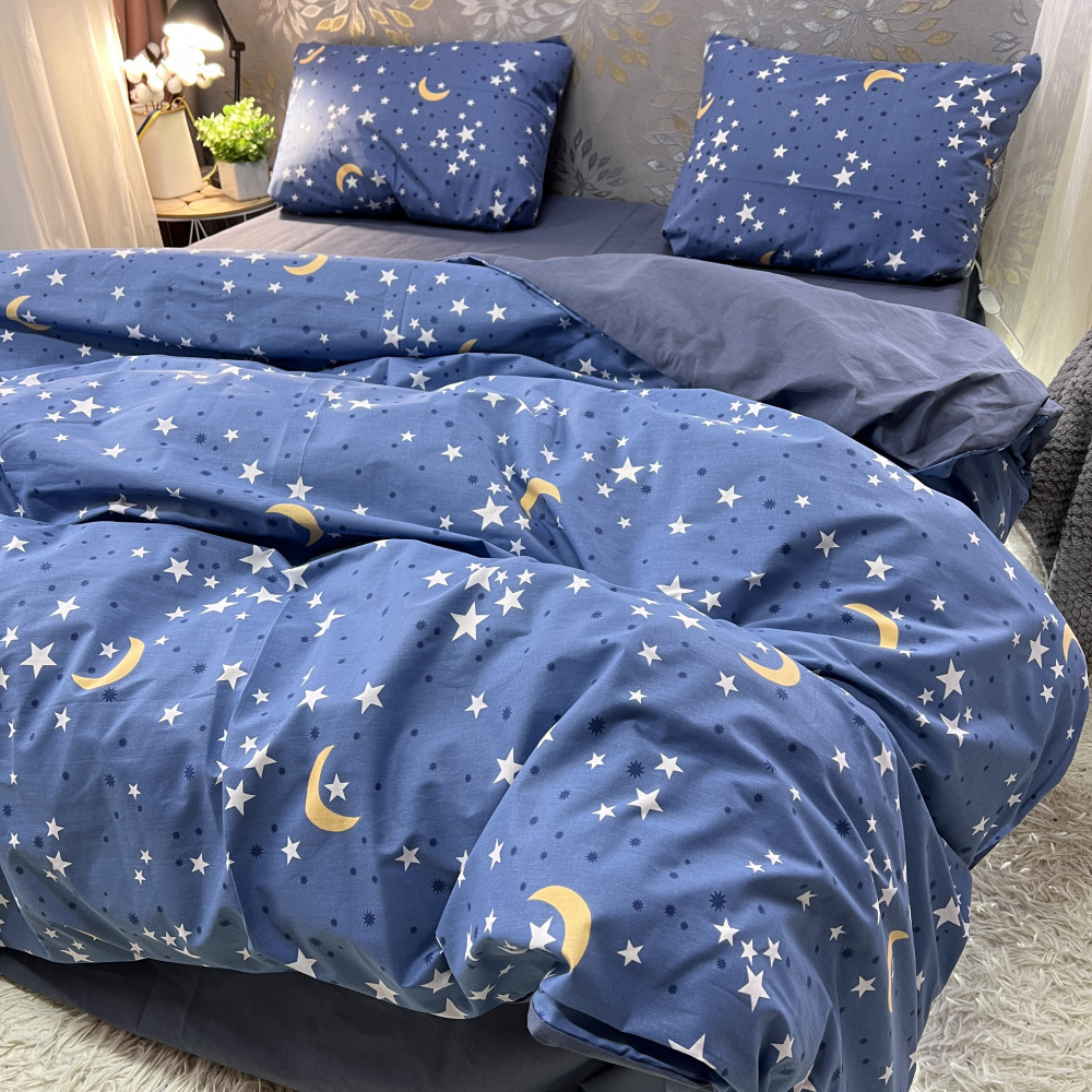 Нічне небо - Бязь Gold - Сімейний комплект постільної білизни, фото 1