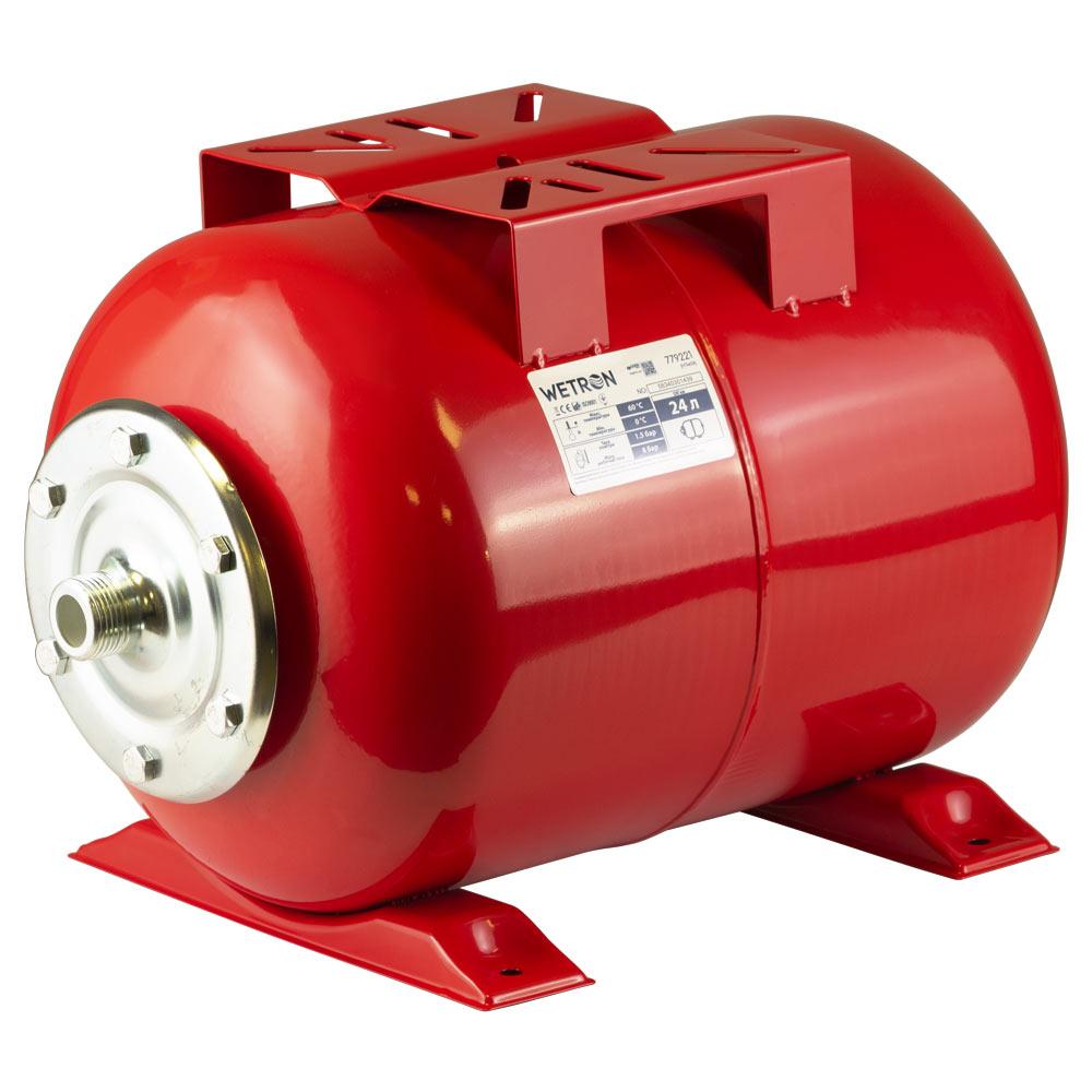 Гідроакумулятор горизонтальний 24 л WETRON HTw24 (779221), фото 1