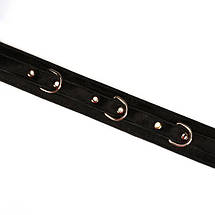Нашийник із повідцем Liebe Seele Boudoir Amor Collar with Leash Black, фото 4