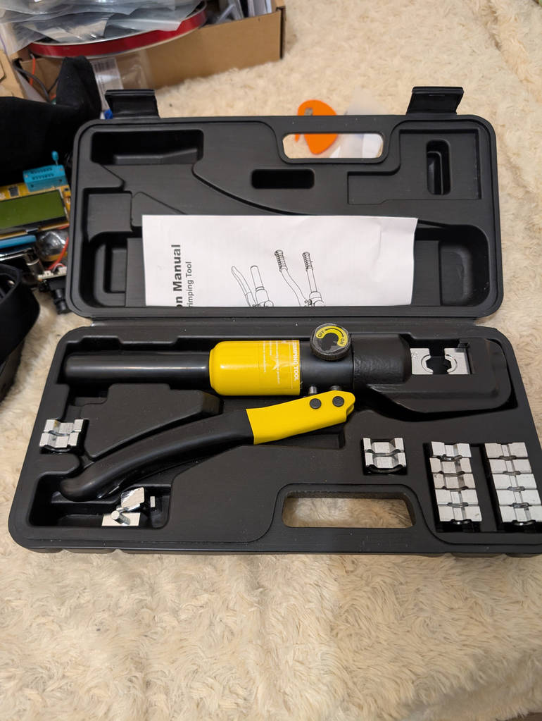 Прес гідравлічний YQK-70 (4 70 мм²) для опресування кабельних наконечників та гільз Ручний - фото покупців 1