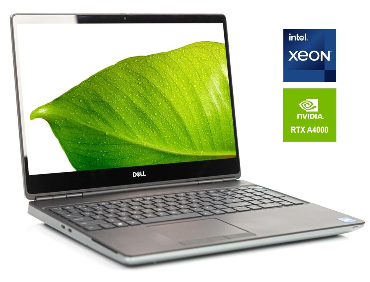 Ноутбук Dell Precision 7560/ 15.6" (3840x2160)/ Xeon W-11855M/ 32 GB RAM/ 1000 GB SSD/ RTX A4000 8GB