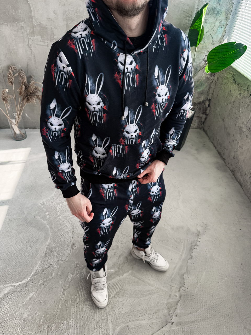 Костюм не утеплений худі штани чоловічий