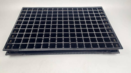 Касета 60*40*5 пластикова на 160 V-ячейок-40 см3 (1 шт.), фото 1