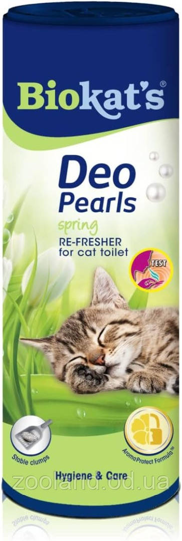 605135 Biokat's Deo Pearls Spring Освіжувач котячого туалету, 700 г
