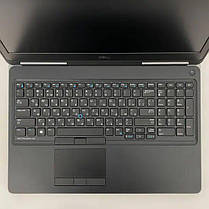 Б/в Ноутбук Dell Precision 7510 15.6" 1920x1080| Core i7-6820HQ| 16 GB RAM| 512 GB SSD| Quadro M1000M 2GB, фото 3