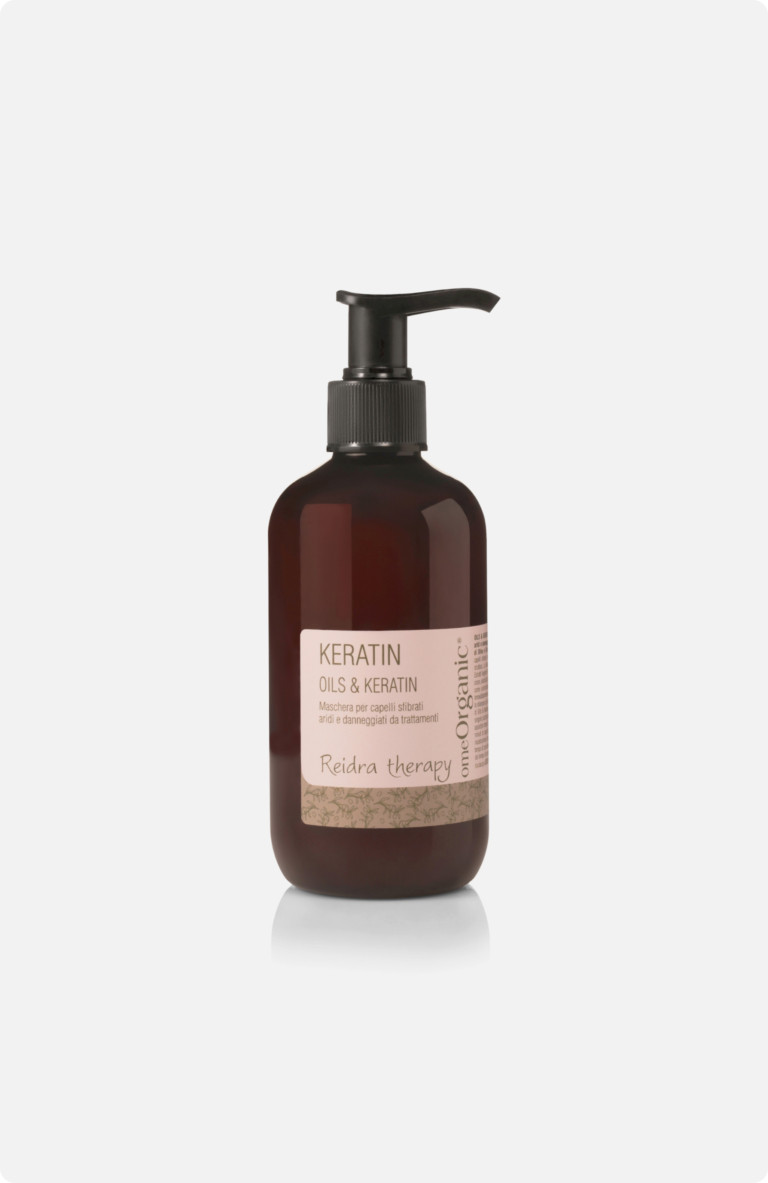 OmeOrganic Oils&Keratin Олія + Кератин маска для сухого, ламкого, заплутаного волосся, 50мл