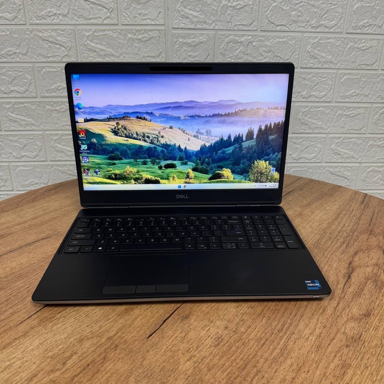 Б/в Ноутбук Dell Precision 7560 15.6" 3840x2160| Xeon W-11855M| 32 GB RAM| 1000 GB SSD| RTX A4000 8GB