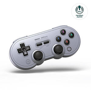 Геймпад бездротовий 8BitDo SN30 Pro Hall Bluetooth Gray (Switch, SteamOS, Windows, Android, iOS, macOS)