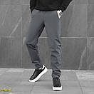 Однотонні штани для чоловіків Pobedov Point сірого кольору, фото 5