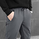 Однотонні штани для чоловіків Pobedov Point сірого кольору, фото 6