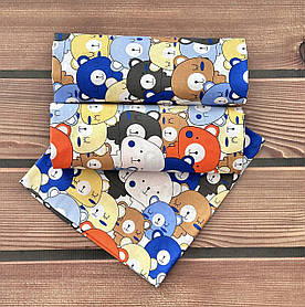 Пелюшка дитяча з бязі велика 110*100 см бавовна в пологовий будинок, в коляску, в ліжечко BST Різні кольори 1