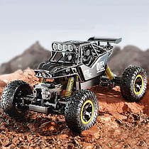 Гоночна повнопривідна машинка позашляховик-баггі 1:16 Rock Сlimber на радіокеруванні з пультом (3699-086) Чорна