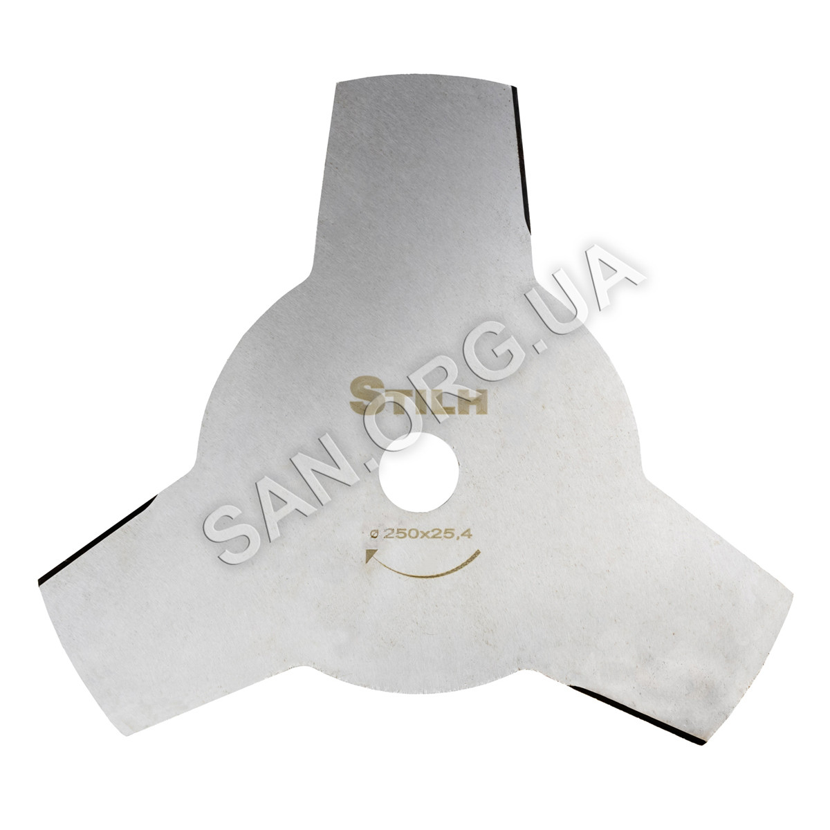 Ніж для Мотокоси 3Т широкий 250 мм Кам'янець-Подільський сталь 65g, фото 1