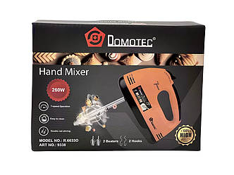 Міксер ручний 260Вт Domotec R 6633O 24шт 6322