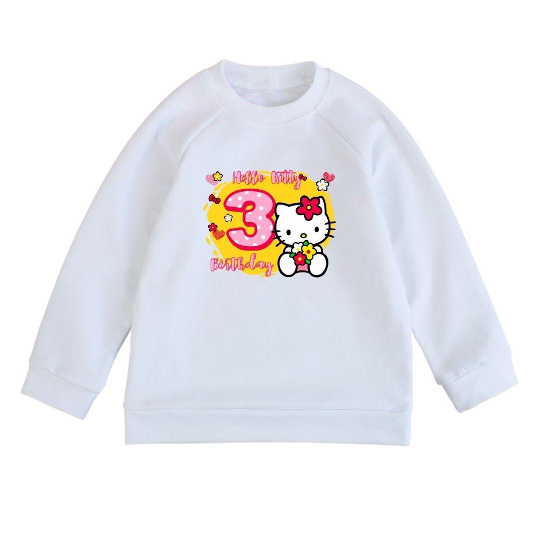 Світшот дитячий з принтом Hello Kitty Birthday 3 роки
