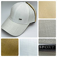 Бейсболка льон