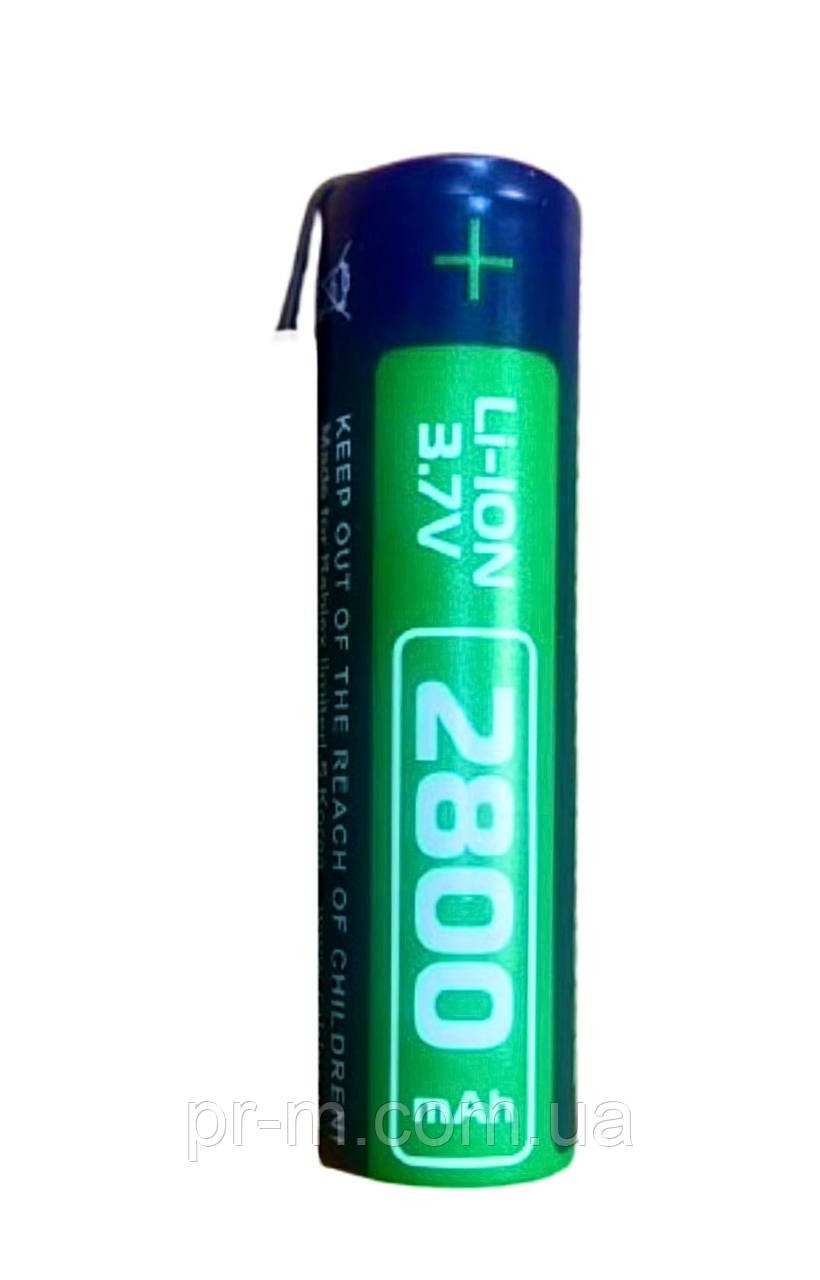 Батарейка аккумулятор RABLEX (2800mAh) 20A для пайки (SD)