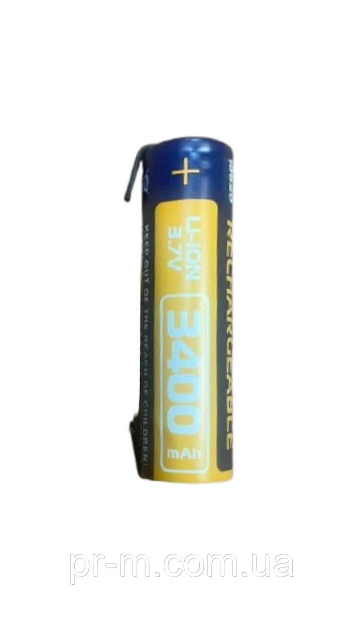 Батарейка аккумулятор RABLEX (3400mAh) 20A для пайки (SD)