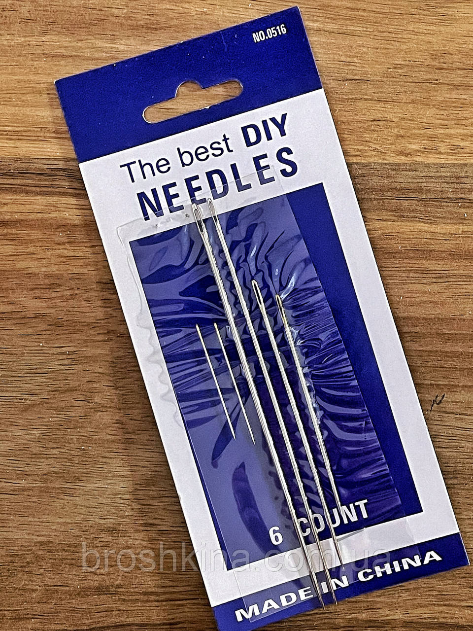 Набір циганських голок для шиття NEEDLES 6 шт/уп